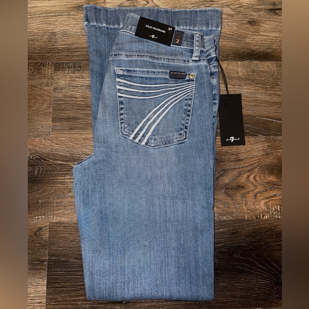 NWT 7 For All Mankind Tailorless Dojo Jeans 7FAMK - Picture 2 of 5